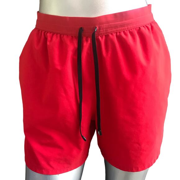 Nike Running Red Shorts Zipped Pocket Women’s Size Medium - Picture 3 of 6
